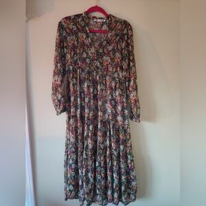 Zara Multicolor Floral Dress